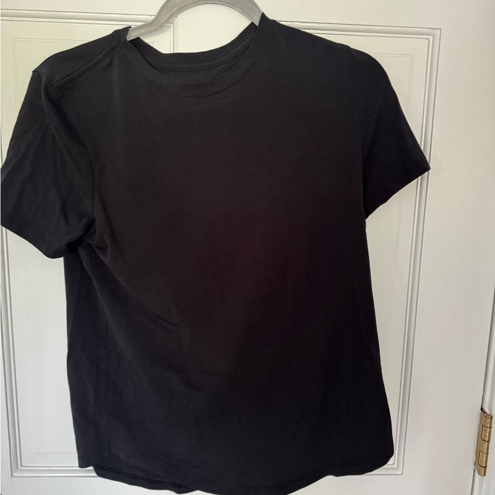 Lululemon Black Love Curved-hem crewneck t-shirt